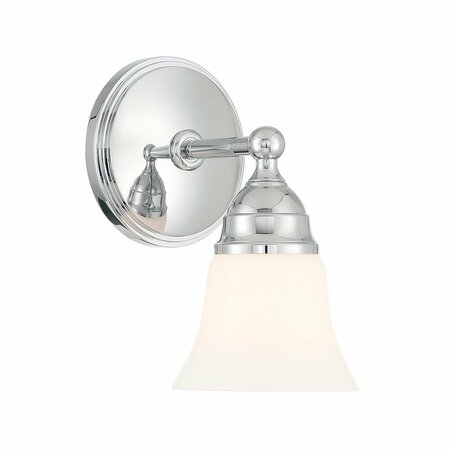 NORWELL Sophie Indoor Wall Sconce - Chrome 8581-CH-BSO